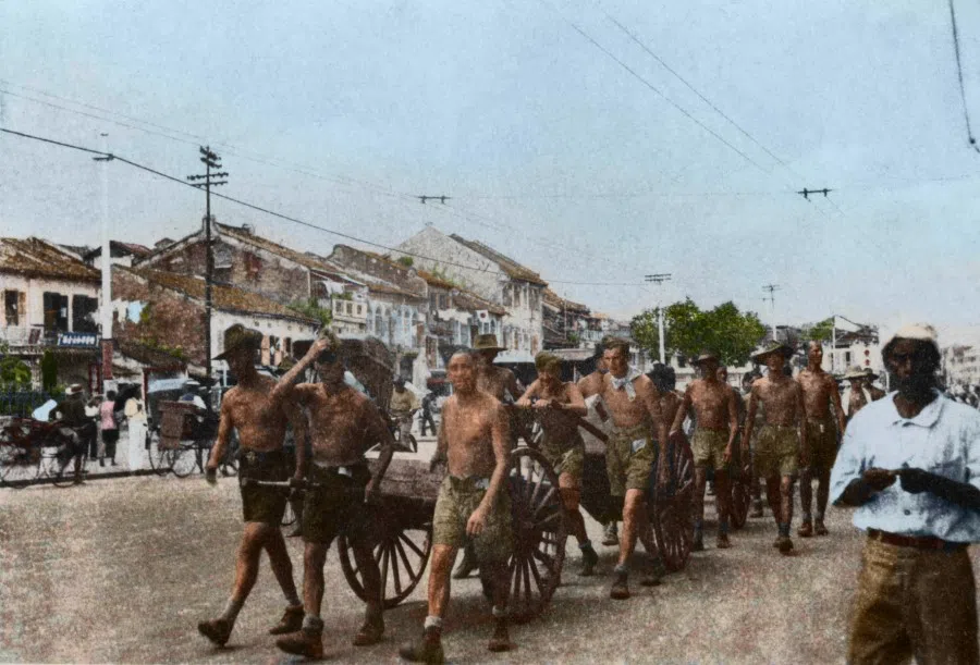 On 15 February, 1942, after Lt.Gen. Arthur Ernest Percival surrendered to Lt.Gen. Tomoyuki Yamashita, the Japanese army took about 120,000 British soldiers captive.