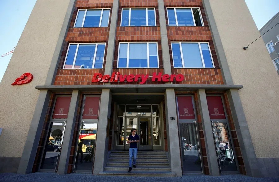The Delivery Hero headquarters is pictured in Berlin, Germany, on 2 June 2017. The Berlin-based company Delivery Hero is one of Europe's largest internet start-ups.