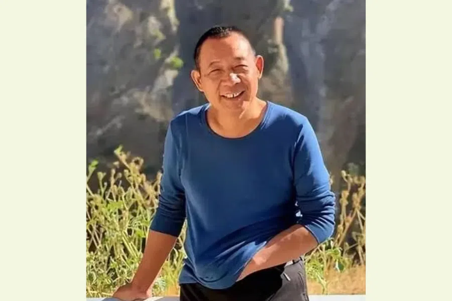 A shot of Yu Dong Lai, the founder of Pang Dong Lai.