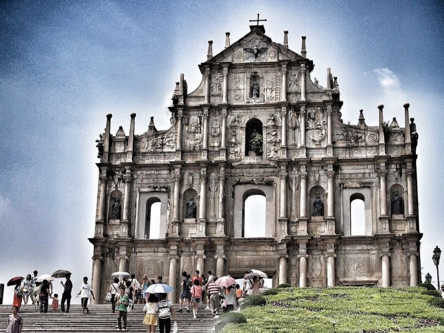 One of the most iconic historic sites within the Historic Centre of Macau is the Ruins of St Paul's, a facade of what remains of the Church of Mater Dei, which was destroyed by a fire in 1835. (Yong Yao Siong)