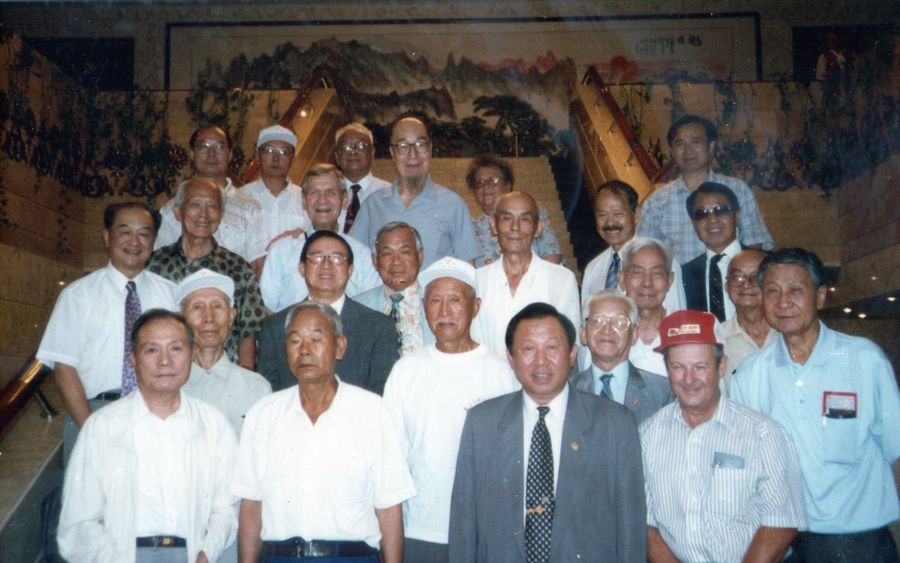 Flying Tigers "Return to China" tour, Kunming, 1985.
