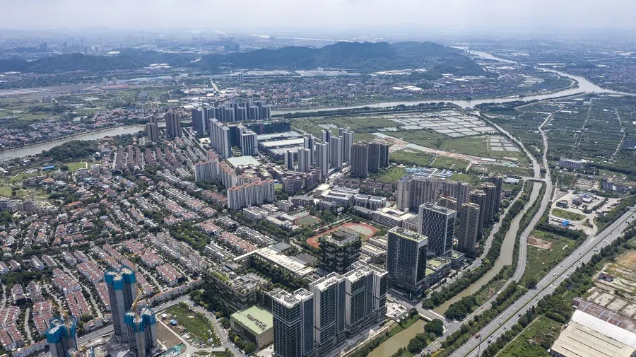 Residential buildings developed by Country Garden Holdings Co. in Foshan, China, on 22 August 2023. (Qilai Shen/Bloomberg)