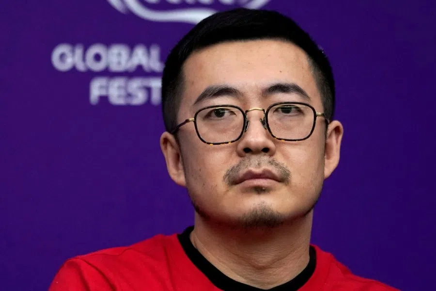 Alibaba Group's Taobao and Tmall president Jiang Fan attends the Alibaba Group's Singles' Day global shopping festival at the company's headquarters in Hangzhou, 11 November 2019. (Aly Song/REUTERS)