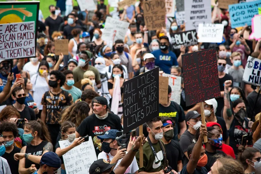 A protest against the death of George Floyd in Miami, Florida, on 6 June 2020. (Photo: Mike Shaheen/Licensed under CC BY-SA 2.0)