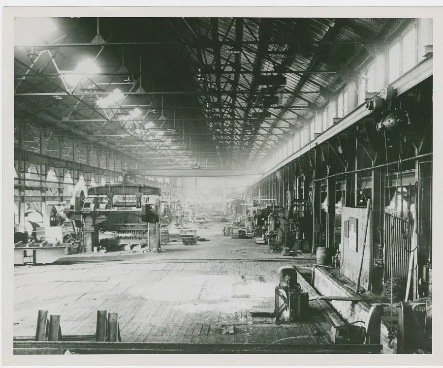 A facility of the Ralston Steel Car Company in Ohio, US, circa 1935 to 1943. The Ralston Steel Company was founded by Joseph S. Ralston and Anton Becker in 1905. With the exception of the Great Depression, Ralston experienced a successful run until the 1950s, when demand for freight trains dropped after World War II. The company shut its doors in 1953. (Wikimedia)
