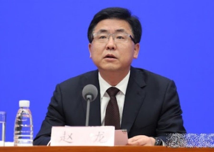 Acting governor of Fujian Zhao Long. (Internet/SPH)
