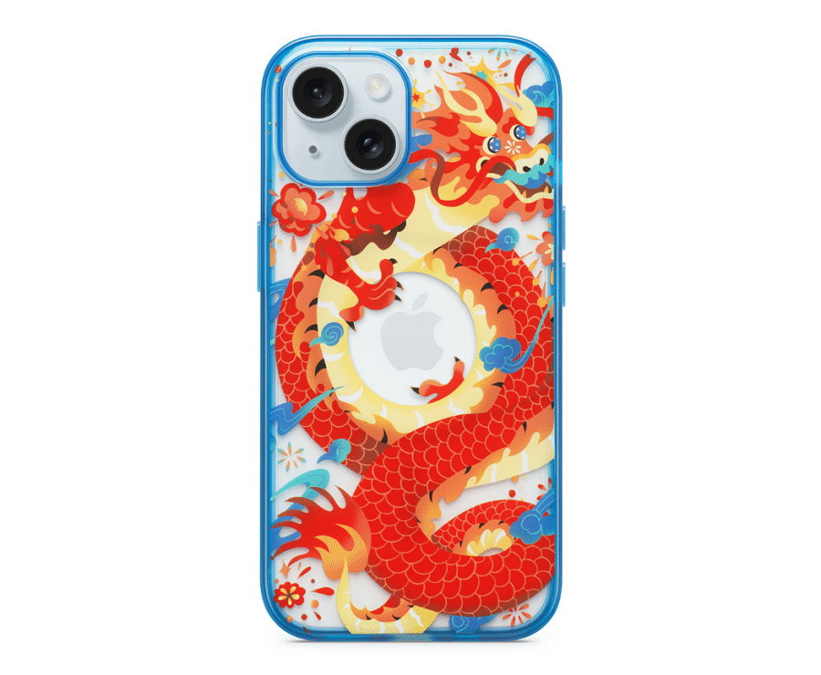 The Dragon iPhone case illustrated by Chinese artist Yulong Lli. (Screenshot from Apple website)