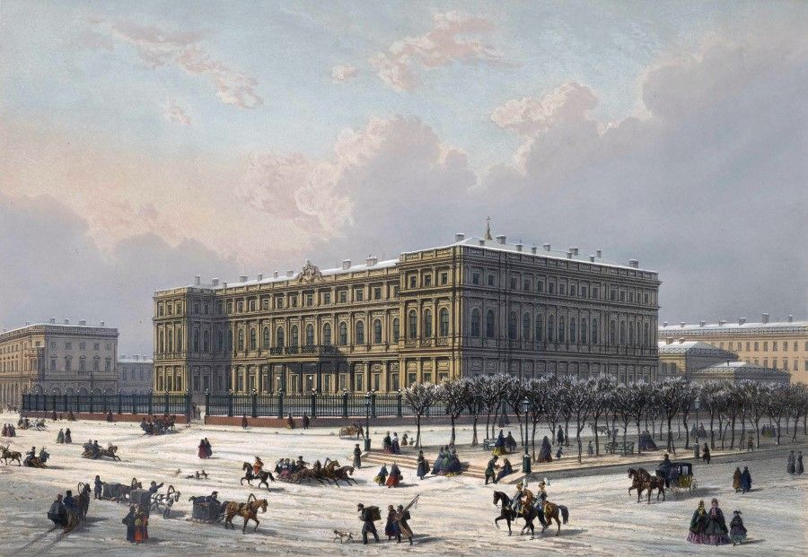 Nicholas Palace in St. Petersburg in the 19th century. (Wikimedia)