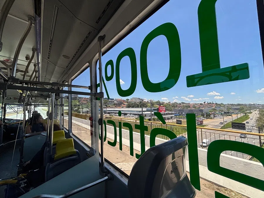 Commuters on the Green Line have positive comments about the electric buses serving the route. (Lim Zhan Ting/SPH Media)
