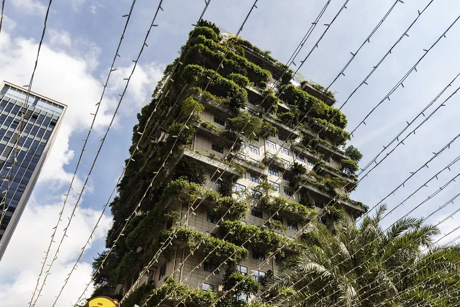 The Country Garden Holdings Co. headquarters in Foshan, China, on 22 August 2023. (Qilai Shen/Bloomberg)