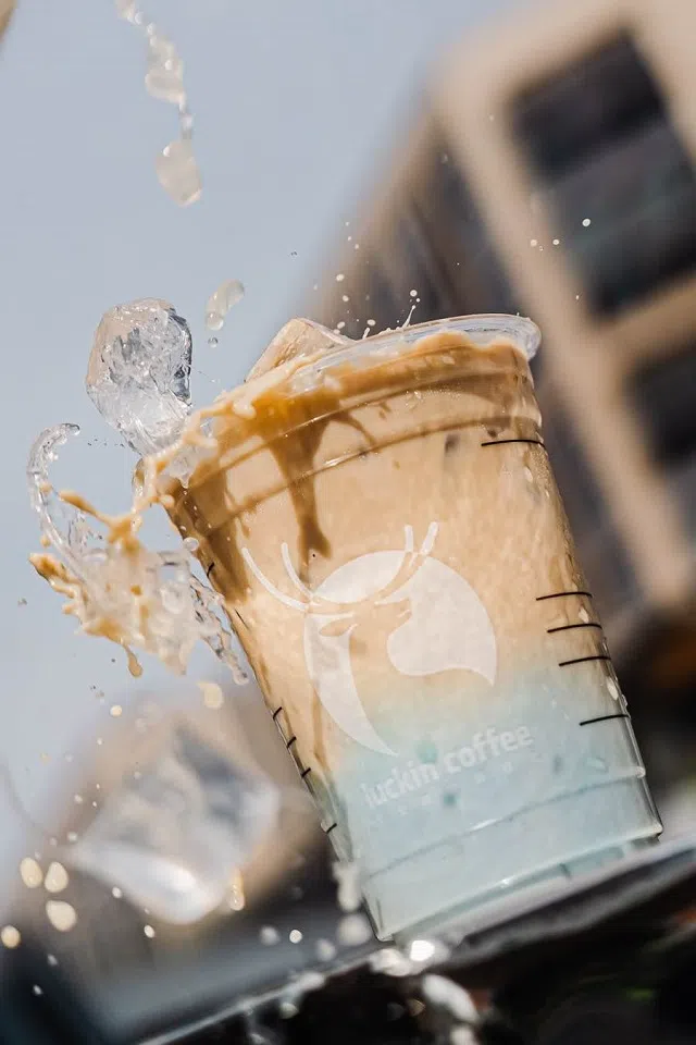 Luckin Coffee’s Minty Coconut Latte. The company has signed an exclusive Memorandum of Understanding with the Banggai Islands Regency Government in Indonesia to develop the area as an exclusive production base for coconut milk. (SPH Media)