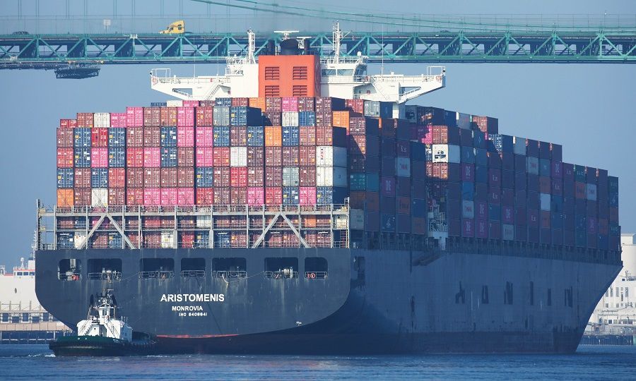 Us-China trade war: Port Of Los Angeles Officials blame tariffs for drop in cargo traffic. (Mario Tama/Getty Images/AFP)