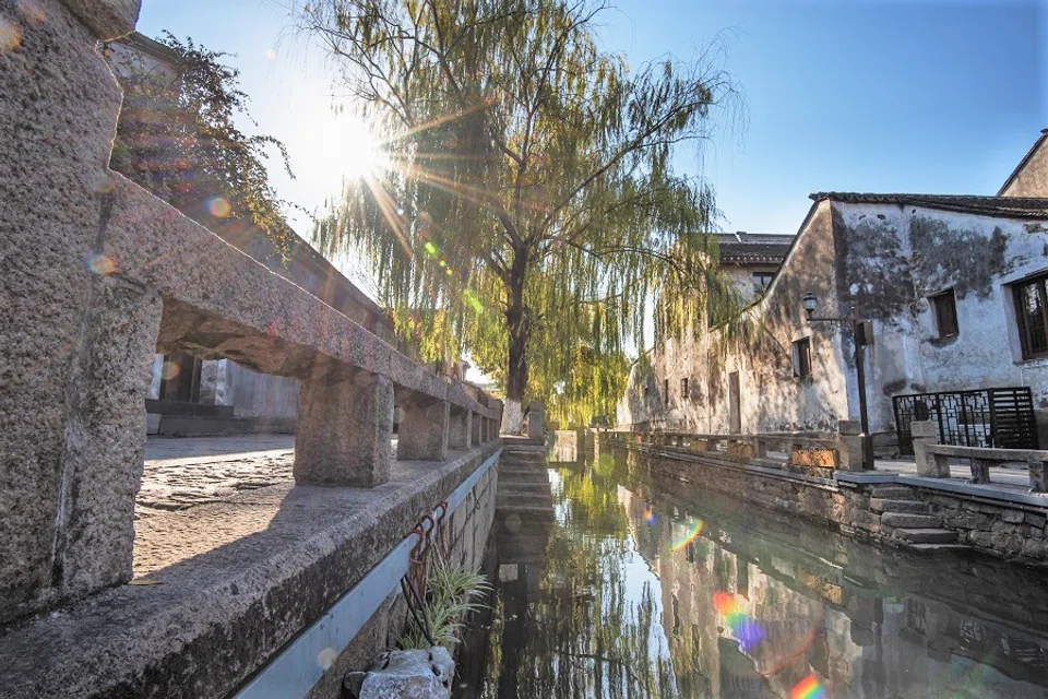 A view of Pingjiang Road in Suzhou, China. (iStock)