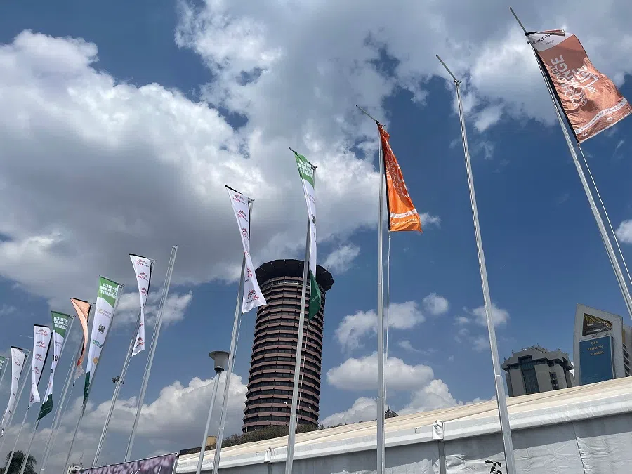 At the venue of the Africa Climate Summit, Nairobi, Kenya. (Photo: Wang Hao)