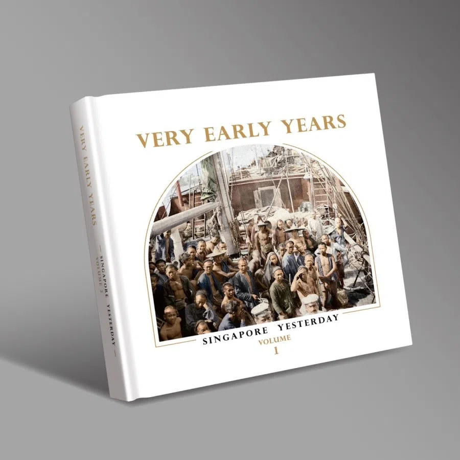 Volume 1 of a historical photo book collection of Singapore, published 2022.