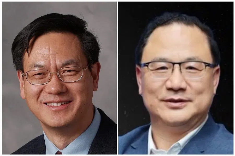 Zhong Lin Wang (left) and Kefeng Liu are just two leading scientists who have left the US to go back to China. (Internet)