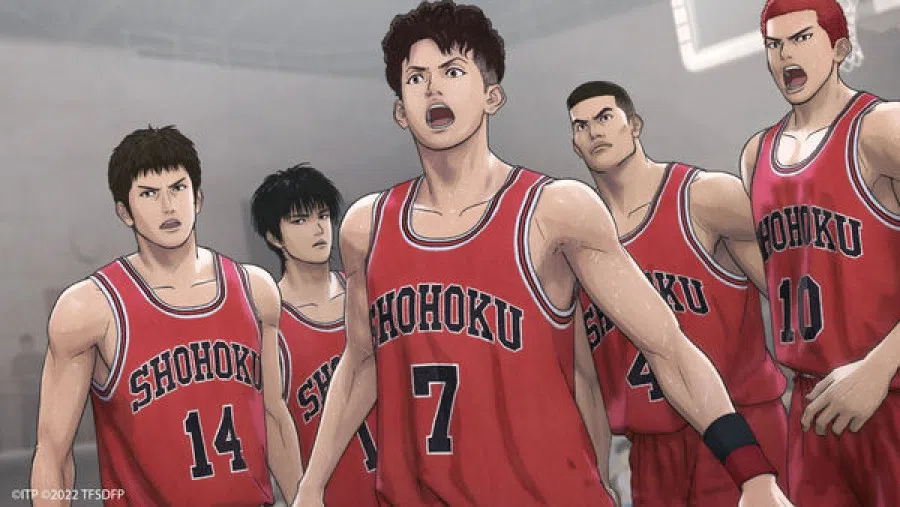 A publicity still from The First Slam Dunk, a dose of nostalgia for many who grew up in the 1980s and 1990s. (Internet)