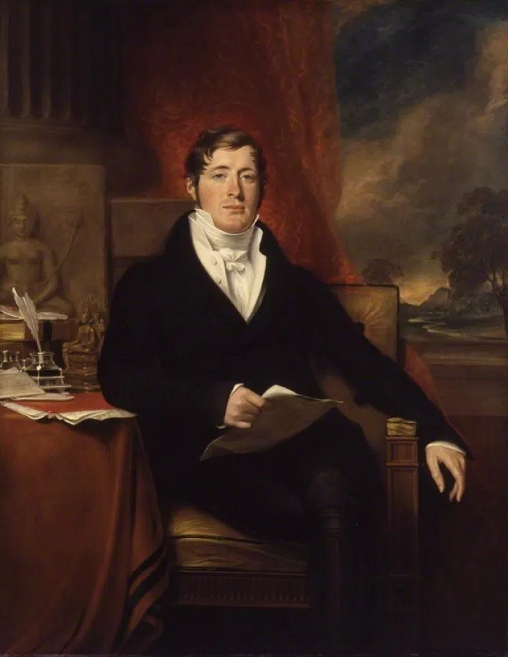 A portrait of Sir Stamford Raffles by George Francis Joseph. (Wikimedia)