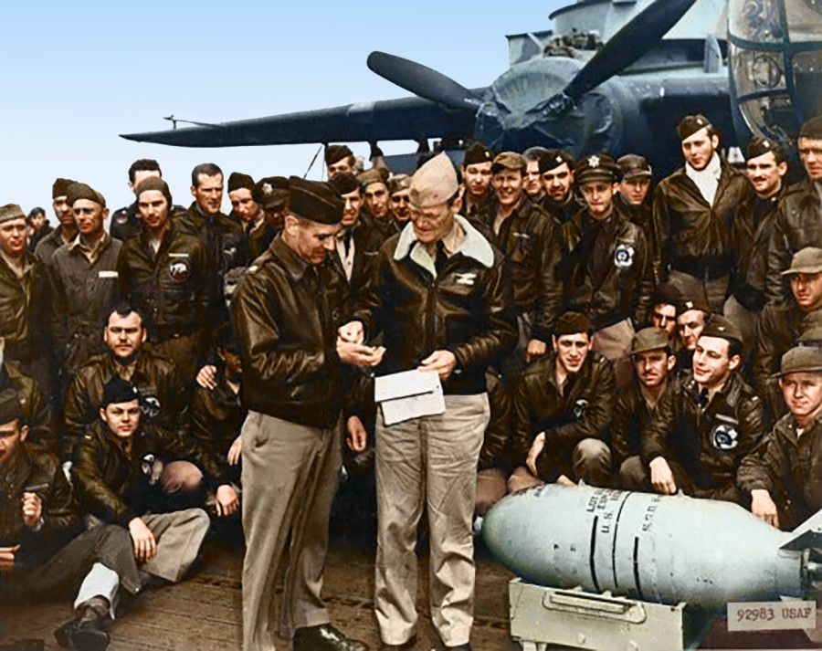 The US pilots in the Doolittle Raid only learned of their mission before setting off.