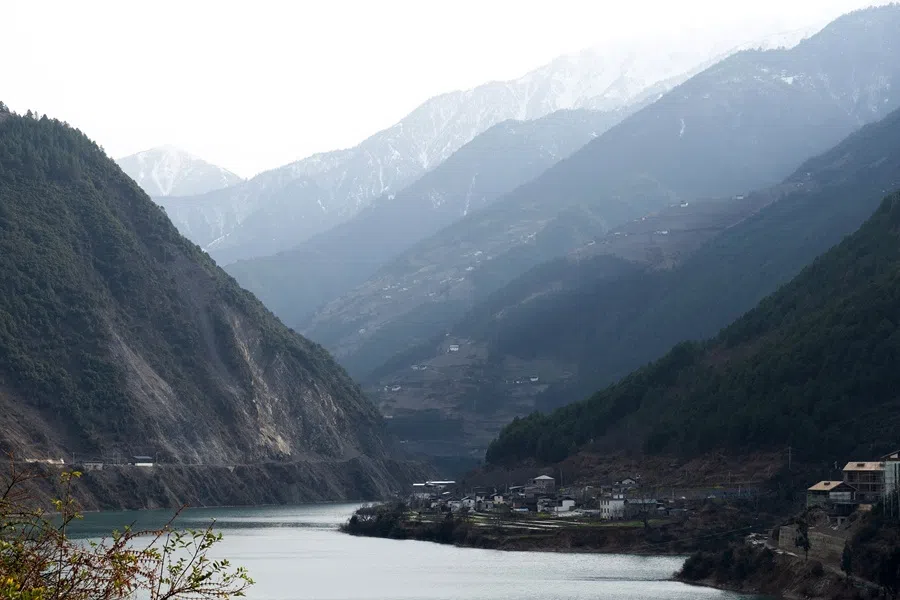 The upper half of the Lancang River mostly runs through deep valleys and is sparsely populated. The Mekong is known as the Lancang in China.