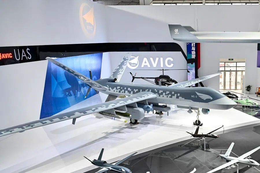 The WL-3 is displayed at Airshow China 2022 in Zhuhai, Guangdong province, China, 6 November 2022. (CNS)