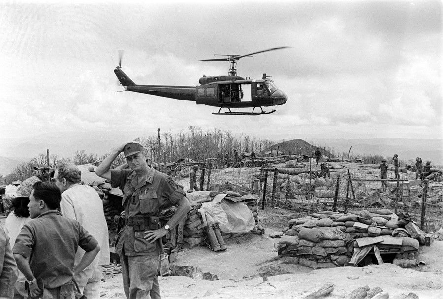 US servicemen at the frontlines of the Vietnam War in 1971. (SPH Media)
