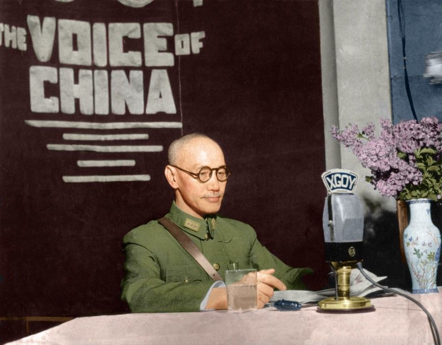 On 15 August 1945, in a victory speech in Chongqing, chairman of the KMT government Chiang Kai-shek spelled out the generous policy towards Japan, with the famous words: "Today, the enemy troops have been defeated by our allies, and we will of course strictly ensure that all terms of surrender are enforced. However, we do not want revenge, nor should we humiliate the innocent people of our enemy country. We can only commiserate with how they were manipulated and driven out by their Nazi warlords, so that they can extricate themselves from mistakes and transgressions. If we respond with violence to our enemies' past violence, and respond with insults to their previous mistaken sense of superiority, that will lead to an unending feud, which is definitely not what our forefathers would want."