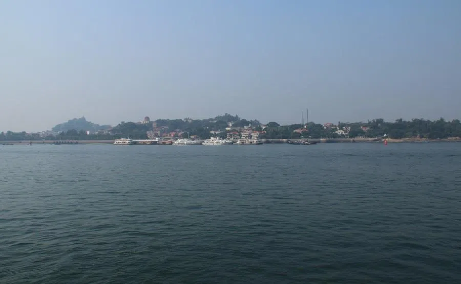 View of Gulangyu from the ferry.