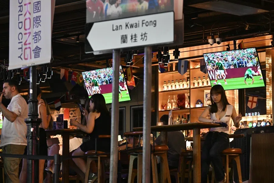 Football fans gathered at Lin Heung Lau, a century-old teahouse in Hong Kong, at 3 am, enjoying morning tea and Hong Kong-style dim sum while watching the live broadcast of the FIFA World Cup match between Argentina and England on the restaurant’s large screen. on 16 July 2026