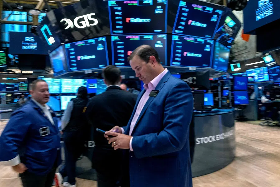 Traders work on the floor of the New York Stock Exchange (NYSE) on 19 September 2024, in New York City. (Spencer Platt/Getty Images via AFP)