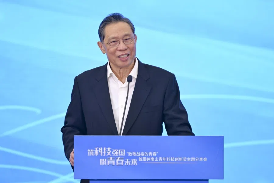 Zhong Nanshan downplayed the effects of the current Covid variants. (CNS)