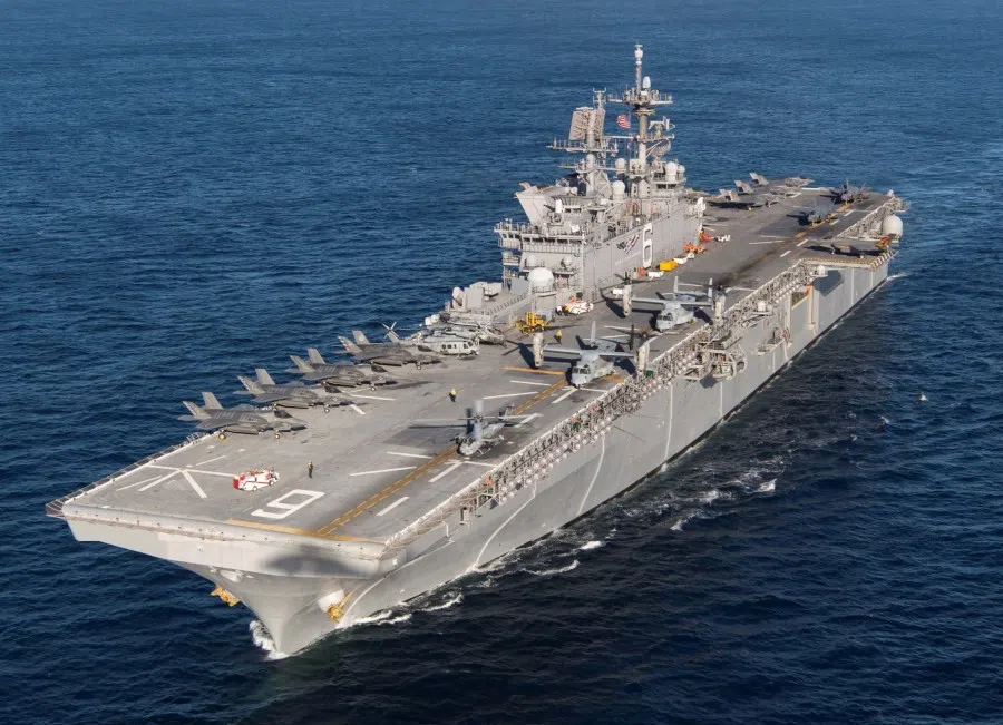 A view of the USS America. (Wikimedia)
