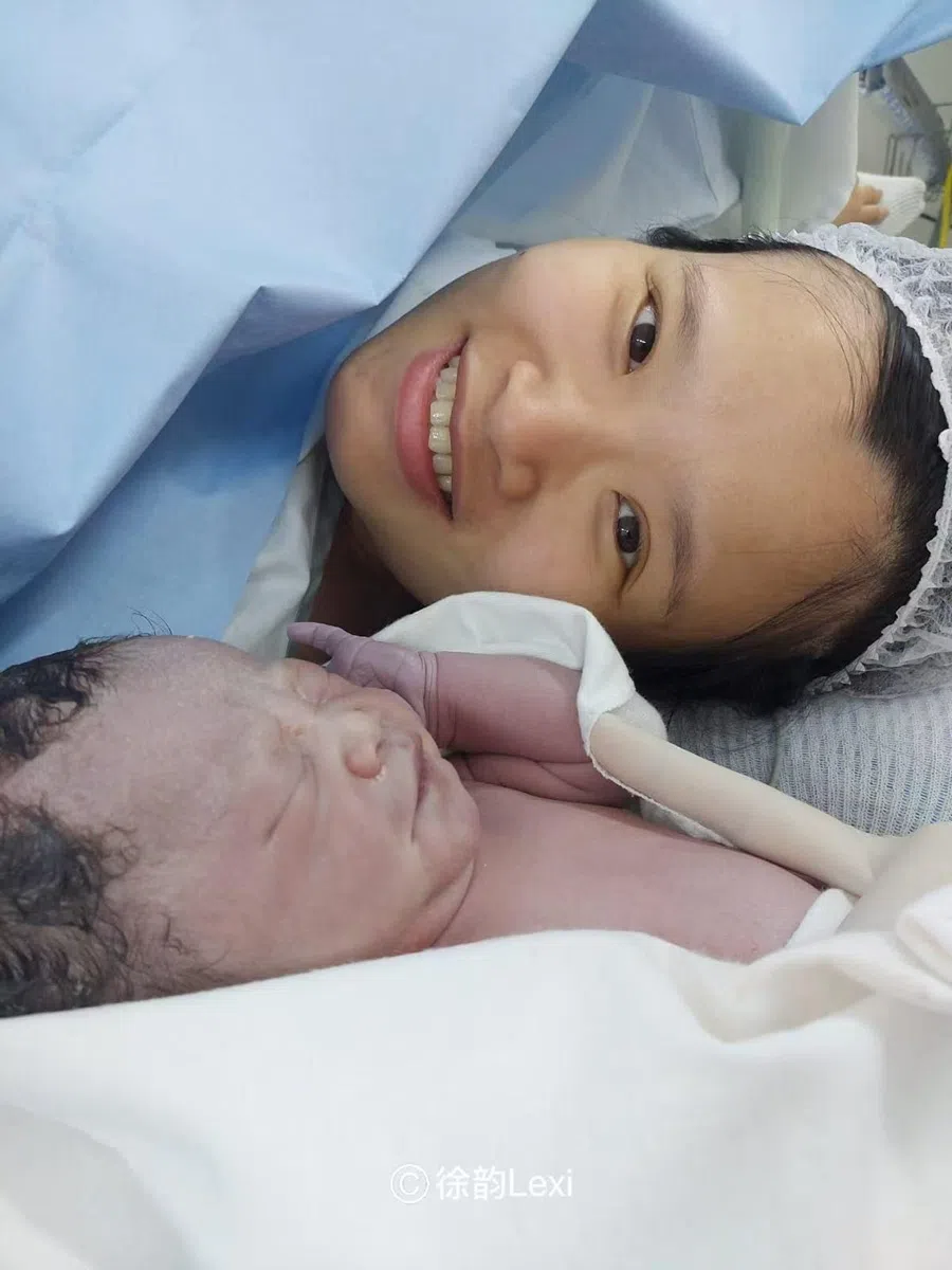 Xu Yun gave birth to her second daughter in Chile in the end. (Photo provided by interviewee)