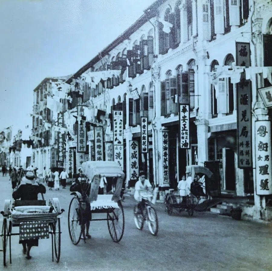 Chop Wah On’s original address on Pagoda Street in Chinatown, Singapore. (Photo provided by interviewee)