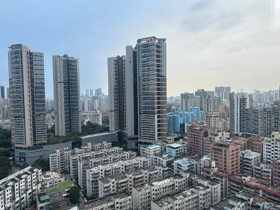 Aerial image of Shenzhen, in December 2023. (SPH Media)