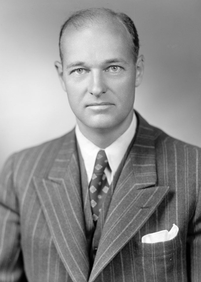 American diplomat and political scientist George F. Kennan, 1947. (Wikimedia)