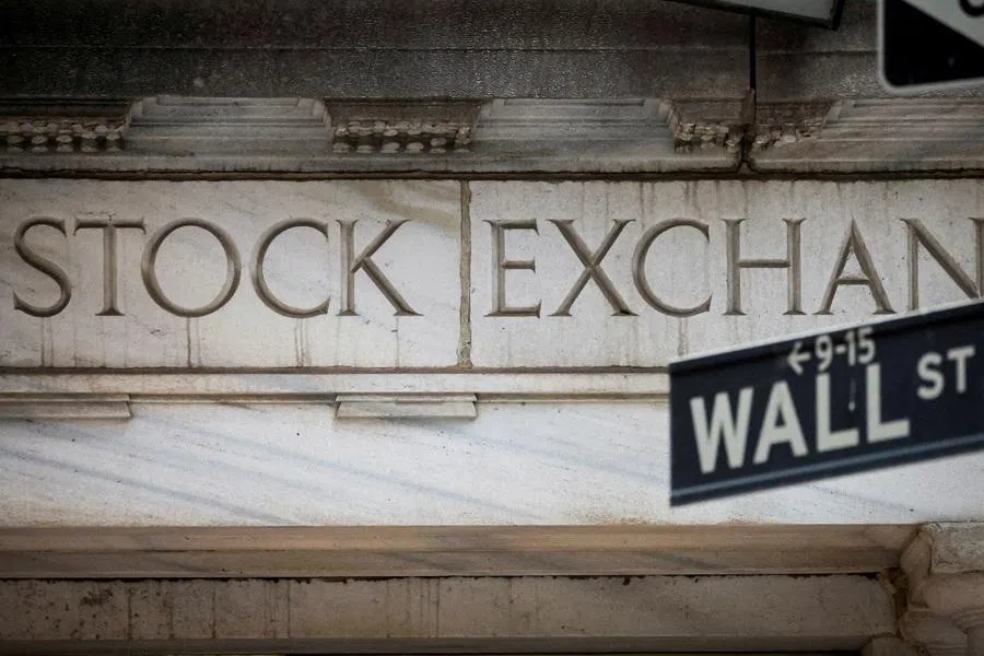 The Wall Street entrance to the New York Stock Exchange (NYSE) is seen in New York City, US, 15 November 2022.