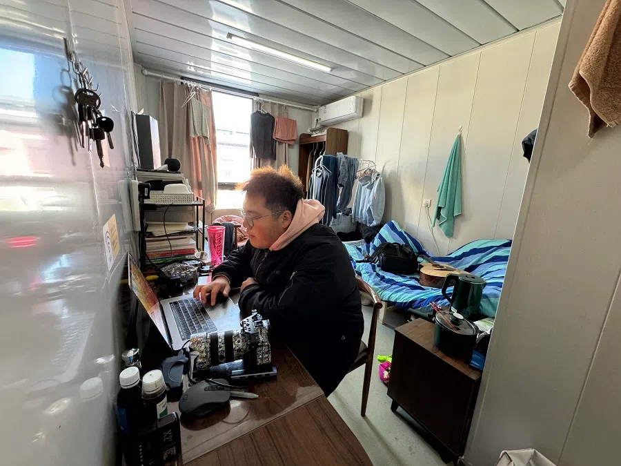 A shot of a room at the Colorful Community.