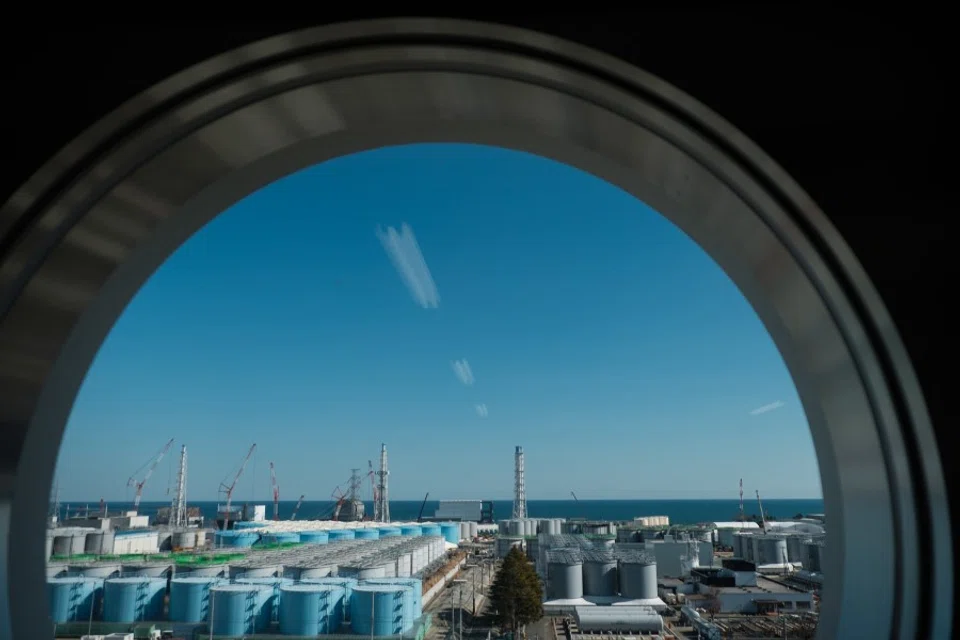 Tanks of decontaminated tritiated water are seen within the Fukushima Daiichi Nuclear Power Plant. Japan's Nuclear Regulation Authority is debating whether to dump into the sea water which has been decontaminated but still contains tritium. (SPH Media)