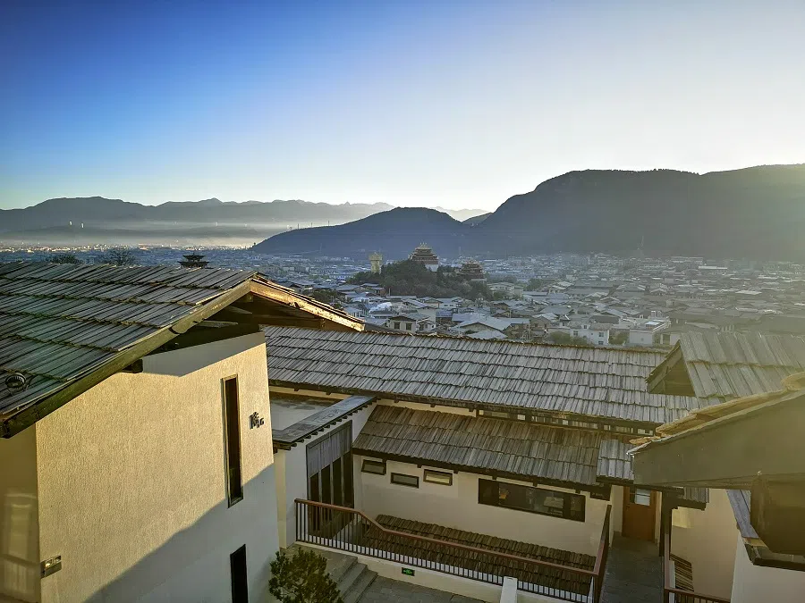 View of Dukezong Old Town.