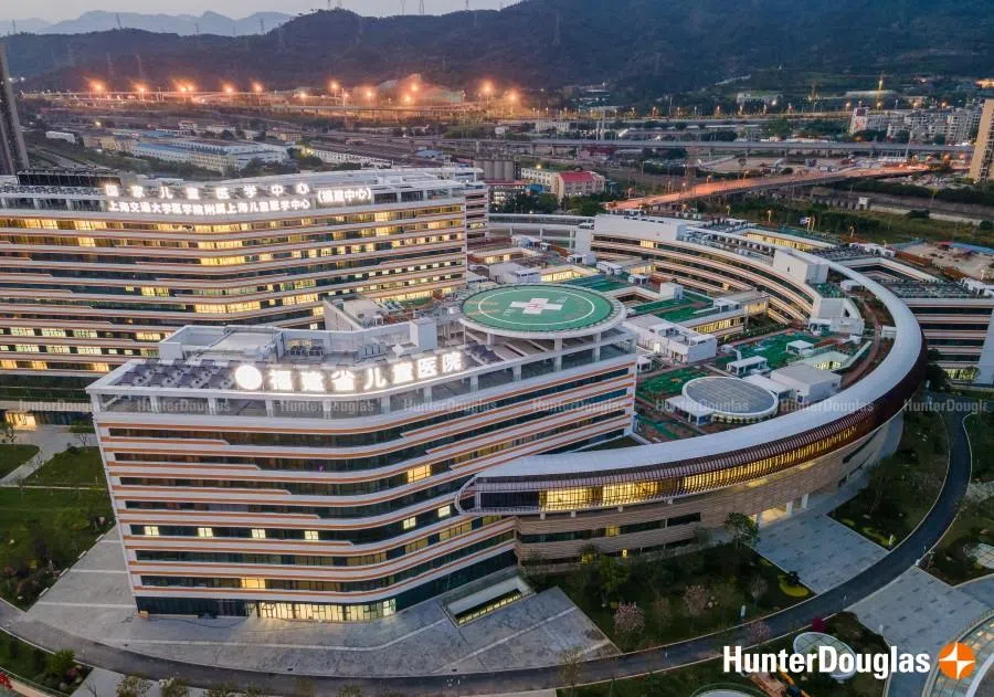 The Fujian Children’s Hospital has established a provincewide emergency transfer network for critically ill children. (Hunter Douglas website)