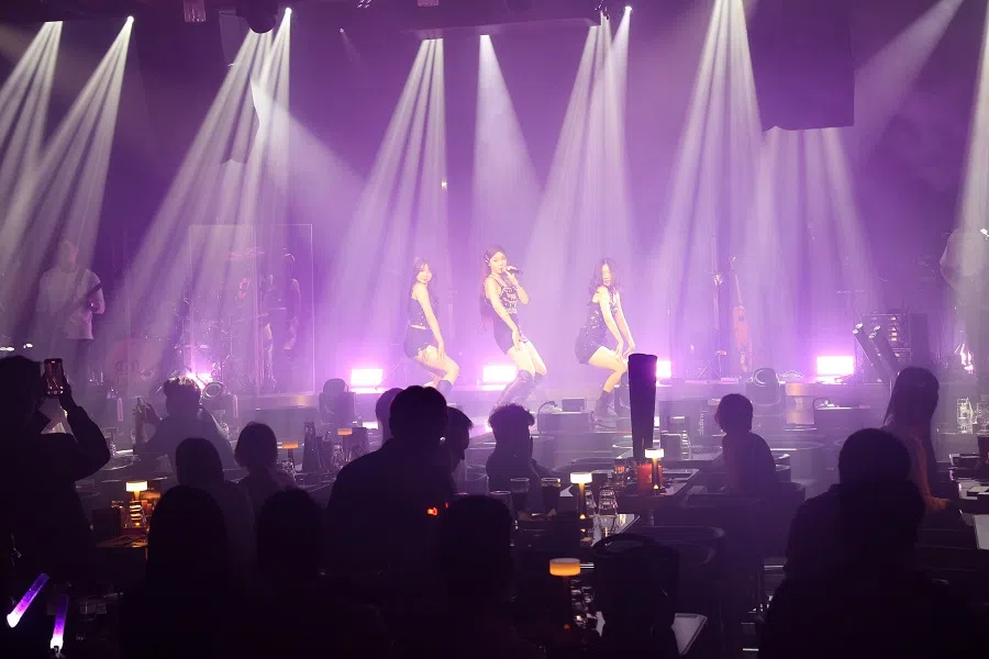 Customers enjoy a performance at Red Live House. (Vincent Woo/SPH Media)