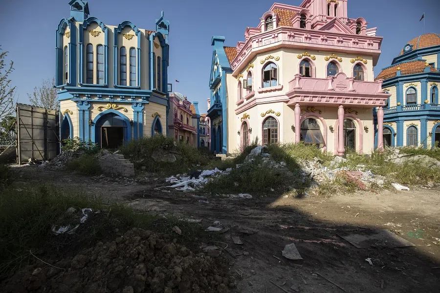 China Evergrande Group's under-construction Cultural Tourism City residential and tourism development in Taicang, Jiangsu province, China, 24 September 2021. (Qilai Shen/Bloomberg)