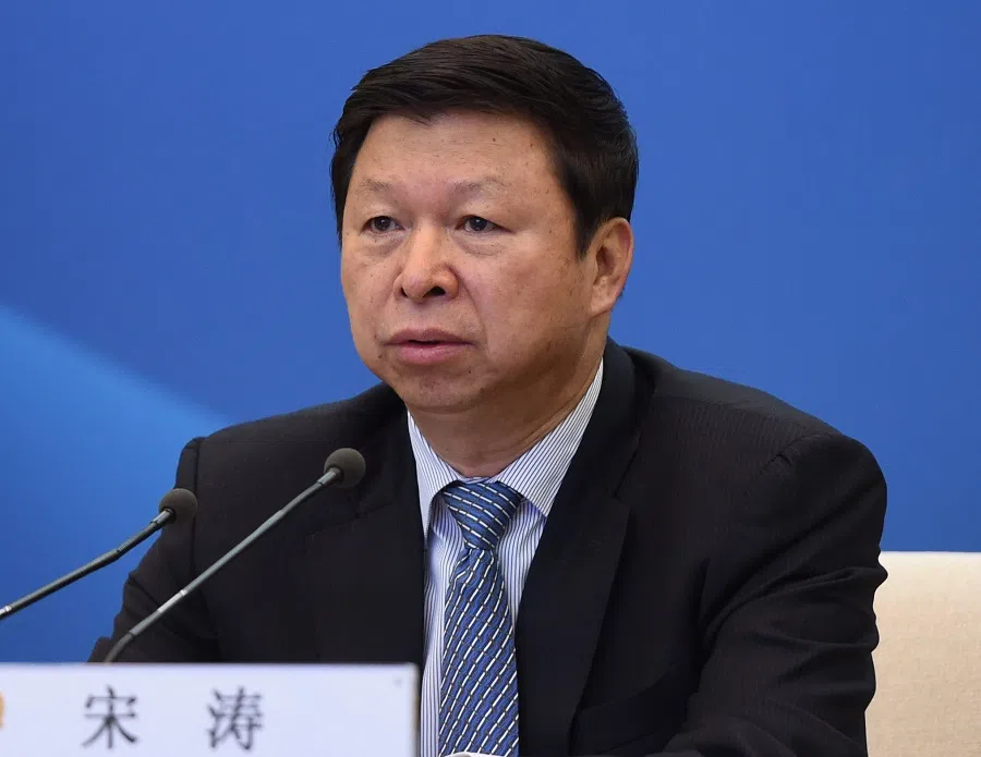 Song Tao, the new head of the State Council's Taiwan Affairs Office. (CNS)