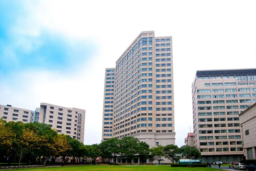 A general view of the Ruijin Hospital in Shanghai.