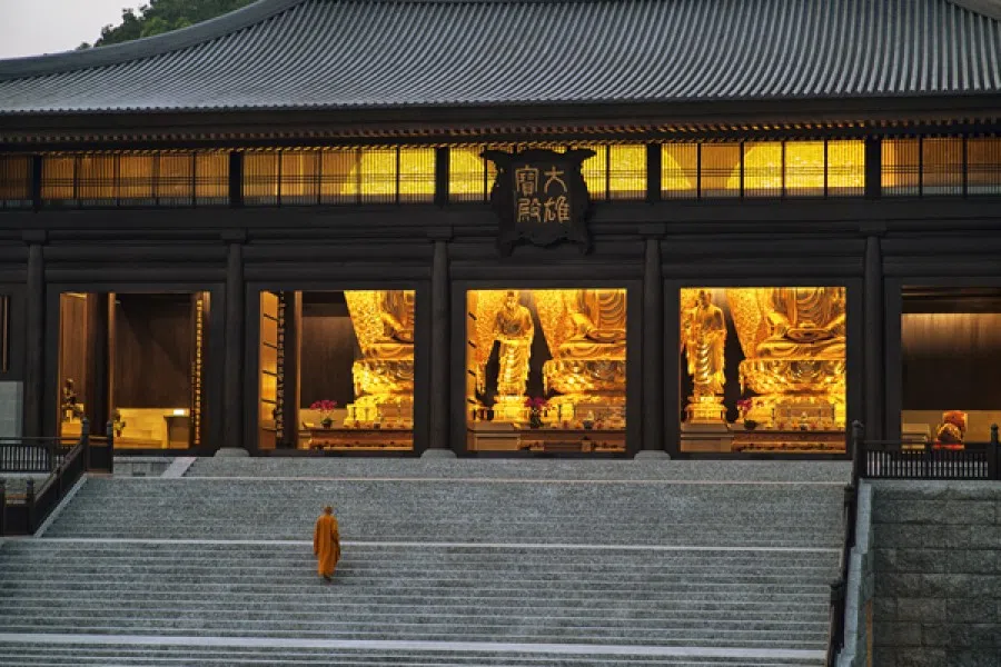 The Grand Buddha Hall at Tsz Shan Monastery. (tszshan.org)