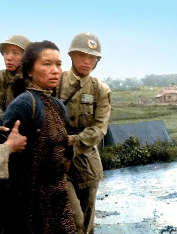 Zhu Feng being escorted to Machangding, 10 June 1950.