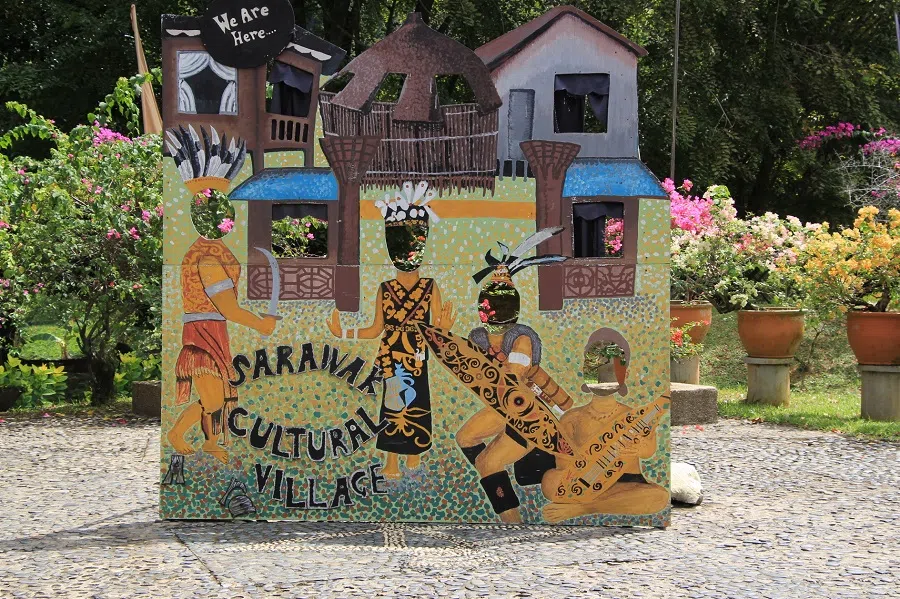 The entrance of Sarawak Cultural Village in Sarawak, Malaysia. (Photo: Nabilah Z. Jamari)