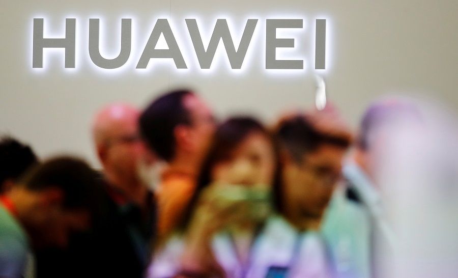 The Huawei logo is pictured at the IFA consumer tech fair in Berlin, Germany, on 6 September 2019. (Hannibal Hanschke/File Photo/Reuters)