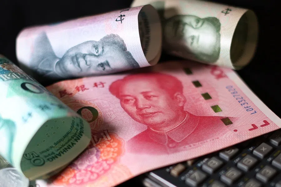 The renminbi continues to play a modest international role.